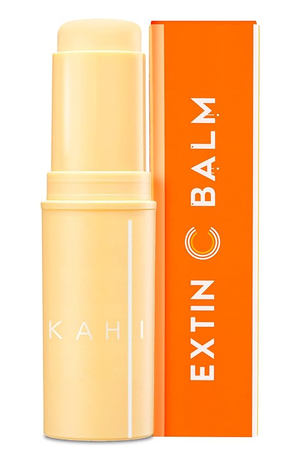 KAHI Extin C Face Balm Moisturizer Vitamin C Infused Moisturizer Stick & Makeup Balm Multi Balm |Starter & Finishing Balm for Skin Brightening & Fine Lines (0.32 fl oz)