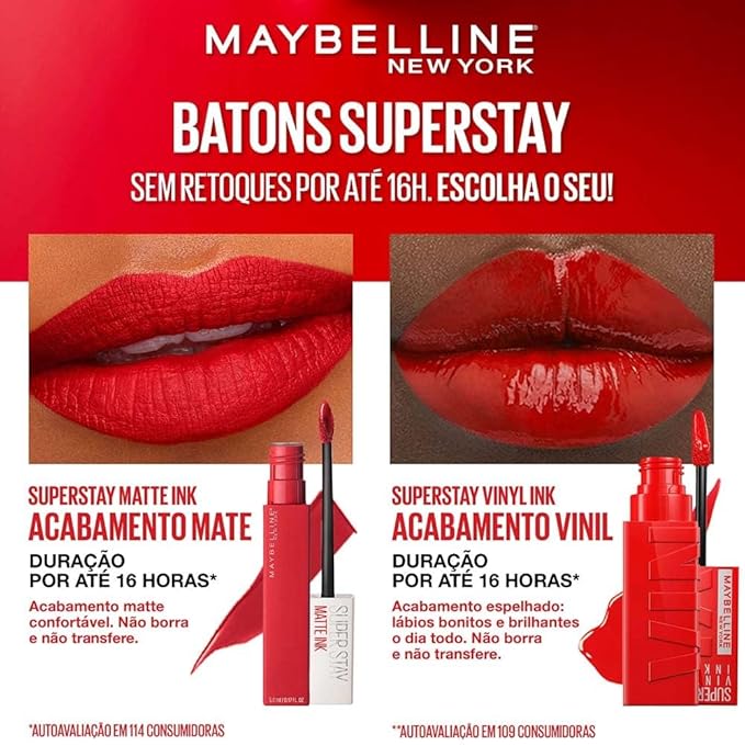 Maybelline Super Stay Vinyl Ink Longwear No-Budge Liquid Lipcol