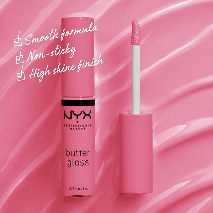 NYX PROFESSIONAL MAKEUP Butter Gloss, Non-Sticky Lip Gloss