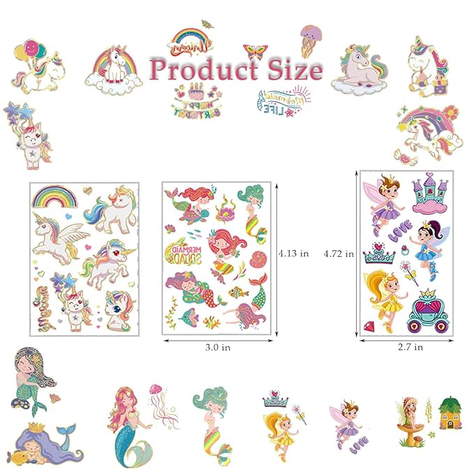 Temporary tattoos stickers for kids