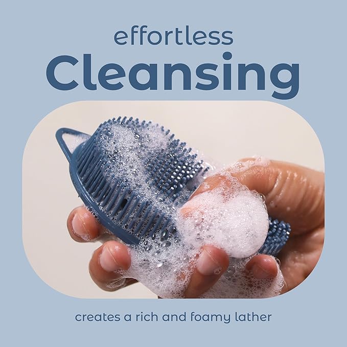 Mainbasics exfoliating silicone body scrubber