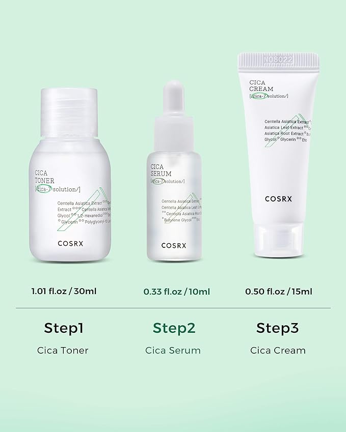 COSRX CICA Relief Kit | Toner, Moisturizing