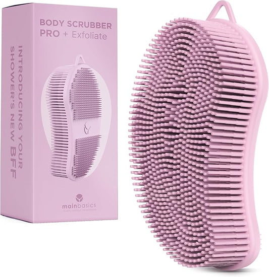 Mainbasics exfoliating silicone body scrubber