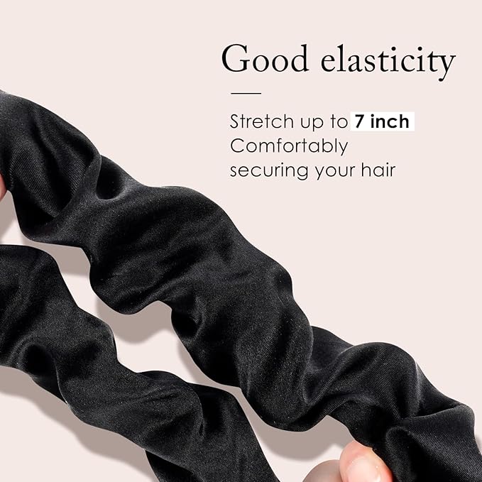 OLESILK 100% Mulberry Silk-Scrunchies for