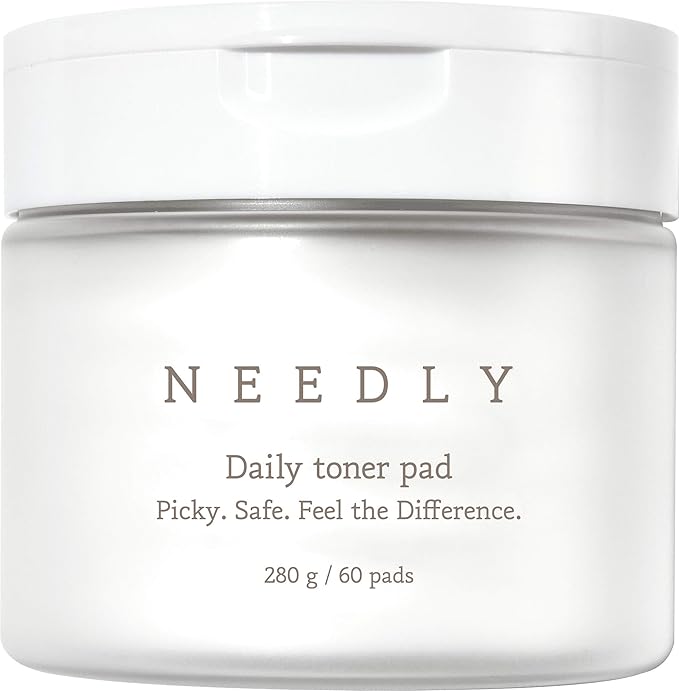 Needly | Exfoliating Facial Pads with BHA & PHA | Daily Toner Pad | for Pore Tightening