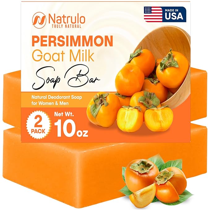 Persimmon Soap Bar for Body Odor