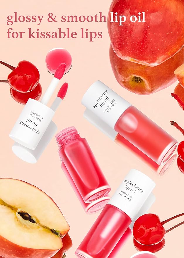 NOONI Appleseed Lip Oil Set - Appleberry & Lip