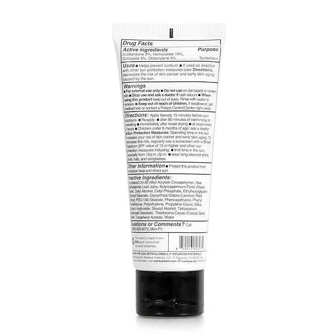 MARLOWE. No. 128 Men's Facial Lotion