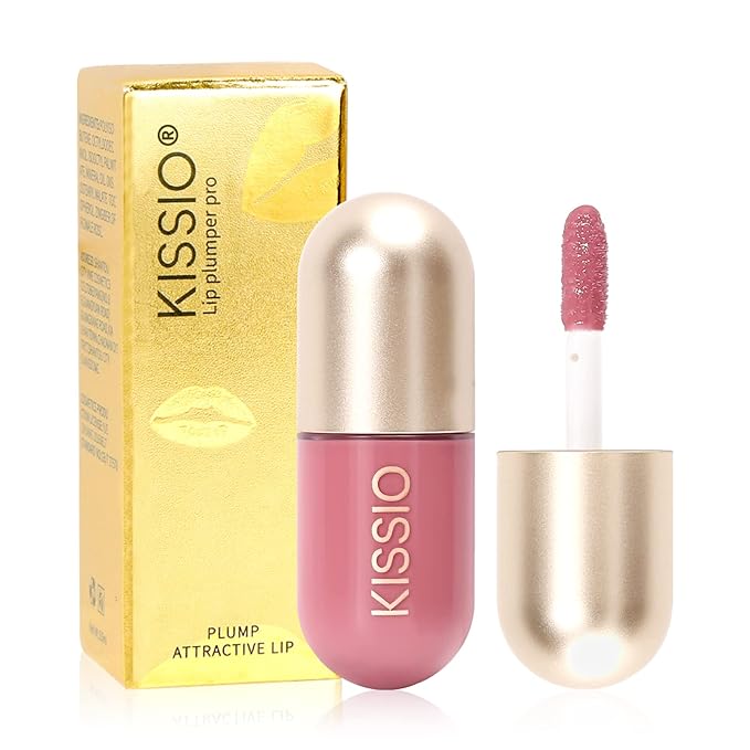 KISSIO Lip Plumper,Color Lip Plumper Gloss,Lip