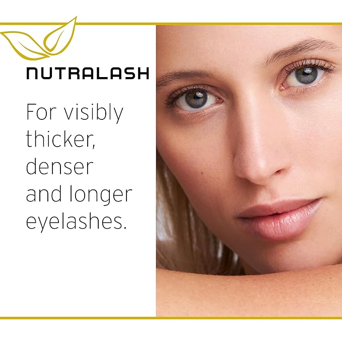 Nuvega Lash - Vegan Eyelash Serum & Eyebrow Serum for Long Eyelashes in just 4-6 Weeks I Lash Serum I Eyelash Growth Serum I Made in Germany I 1ml