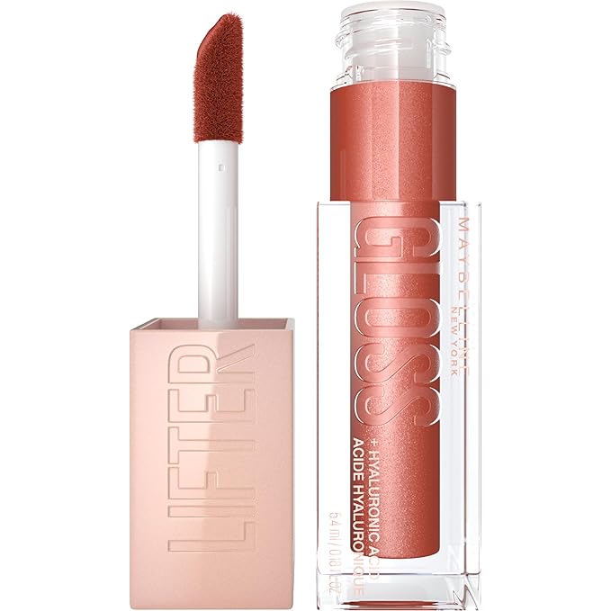 Maybelline Lifter Gloss, Hydrating Lip Gloss with Hyaluronic Lip