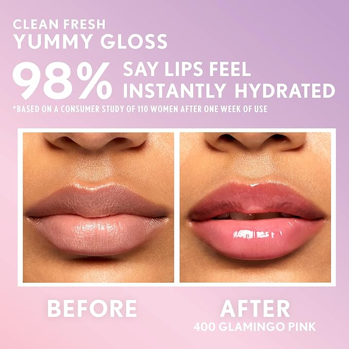 Covergirl Clean Fresh Yummy Gloss, Glamingo Pink & Lip