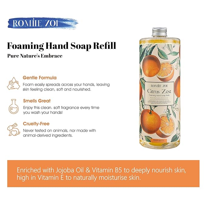 Foaming Hand Soap Refill, Citrus, Gentle