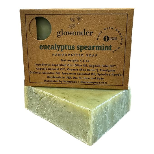 1 Pack -Eucalyptus Spearmint- Handmade Organic 4.5 oz