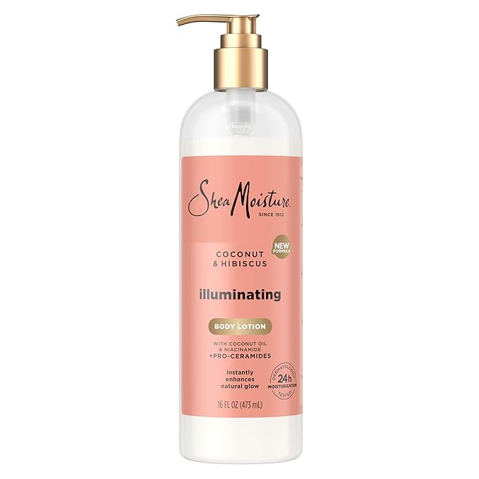 SheaMoisture Illuminating Body Lotion with Coconut 16 oz