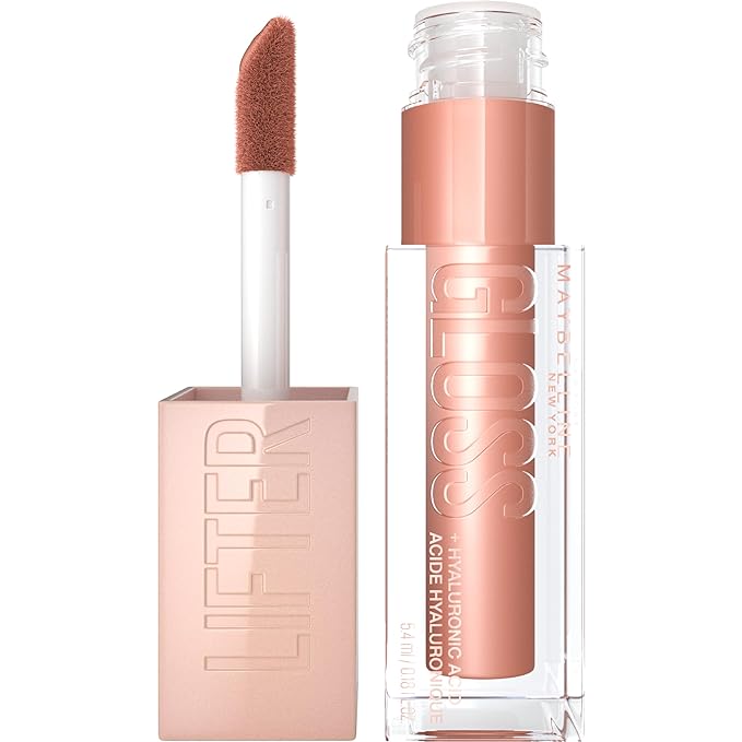 Maybelline Lifter Gloss, Hydrating Lip Gloss with Hyaluronic Lip