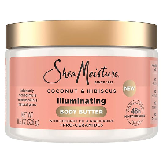 SheaMoisture Illuminating Body Butter with Coconut 11.5 oz