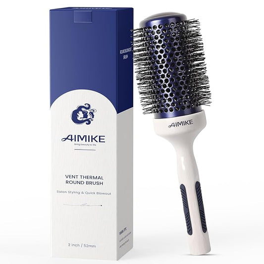 AIMIKE Nano Ionic Tech Large Round Brush, Ceramic