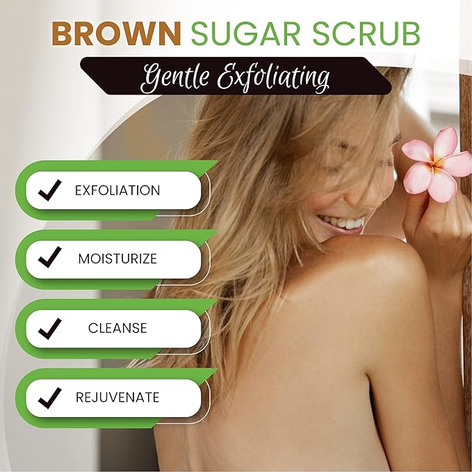 Brown Sugar Body Scrub, Helps to