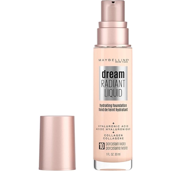 Maybelline Dream Radiant Liquid Medium Coverage Hydrating Makeup, 1 Count