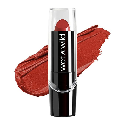 wet n wild Silk Finish Lipstick, Hydrating Rich Lipstick,