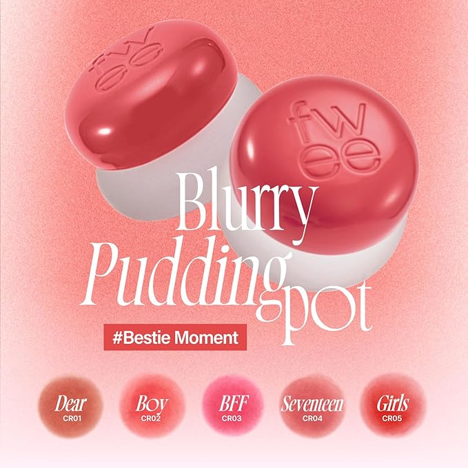 Lip&Cheek Blurry Pudding Pot | Bestie Moment - Finish | 5g