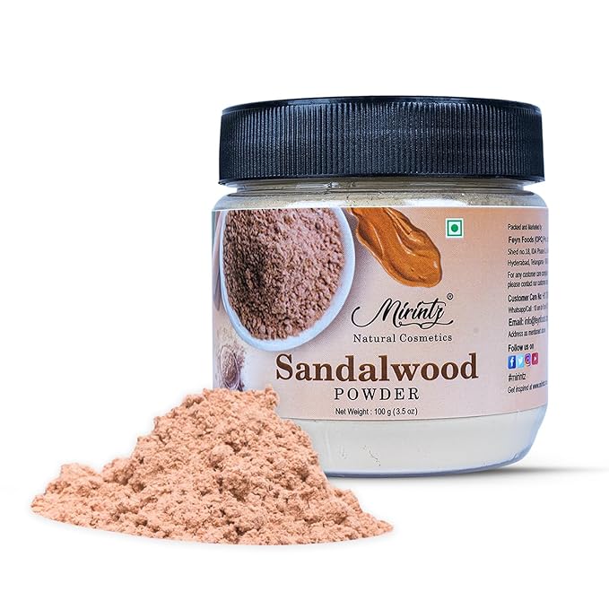 100% Natural Sandalwood Powder | () Chandan Powder Face Pack 3.5 Oz