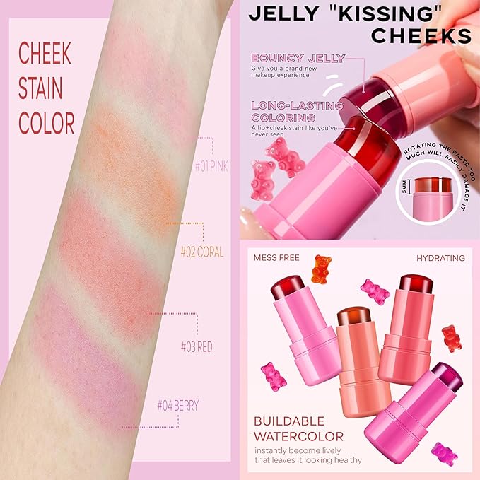 Milk Jelly Blush - Milk Blush - Sheer poppy pink)