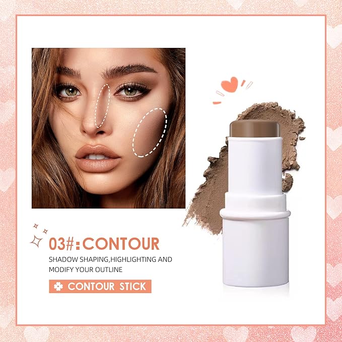 Contour Stick, Face Concealer Stick, Bronzer Facial Repair Stick,