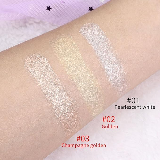 evpct Blonde Gold & Champagne Gold Face Highlighter