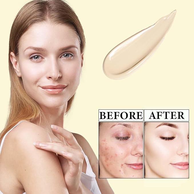 Skin Tone Adjusting CC Cream SPF 50,Cosmetics CC Tone (Ivory)