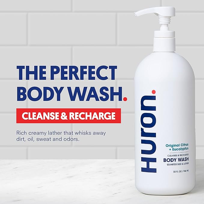 Huron Men's Moisturizing Body Wash - Crisp Citrus,