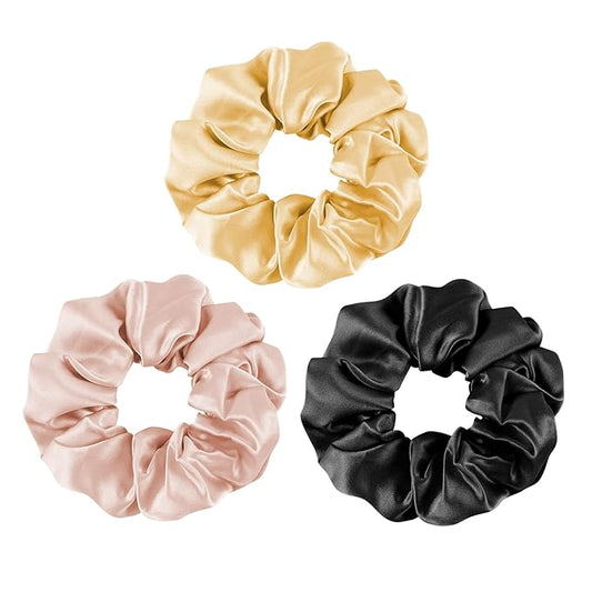 OLESILK 100% Mulberry Silk-Scrunchies for