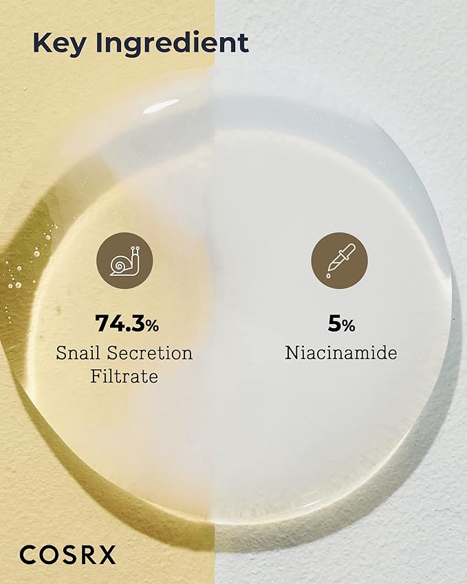 COSRX Niacinamide 5% + Snail Mucin aging