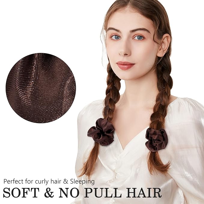 Satin Scrunchies for Women Girls