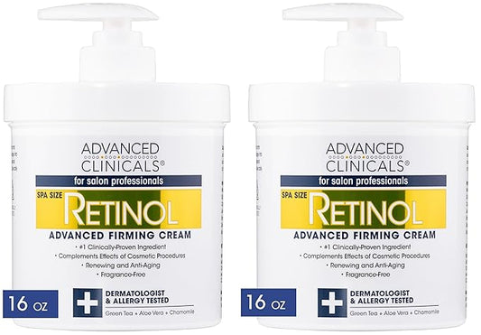 Advanced Clinicals Retinol Cream Face Moisturizer Sagging