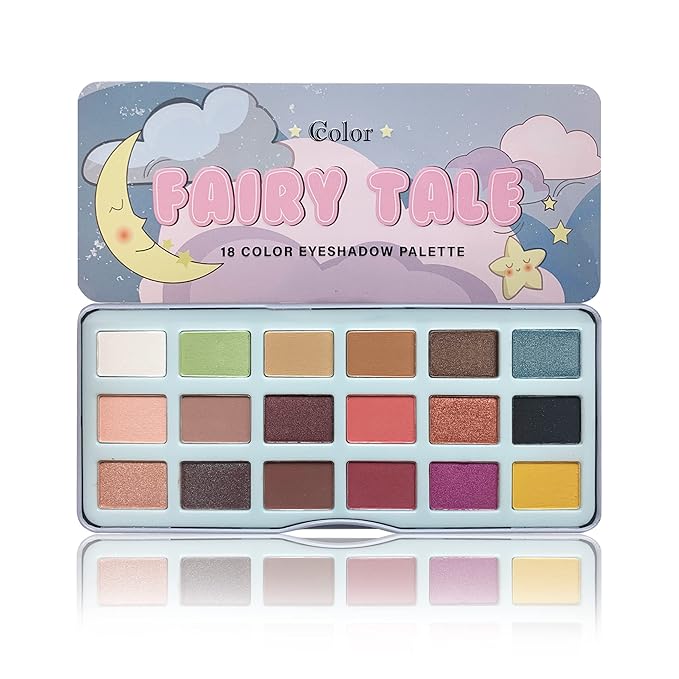 Cosmetics Fairy Tale Eye Shadow Palette Makeup, 18