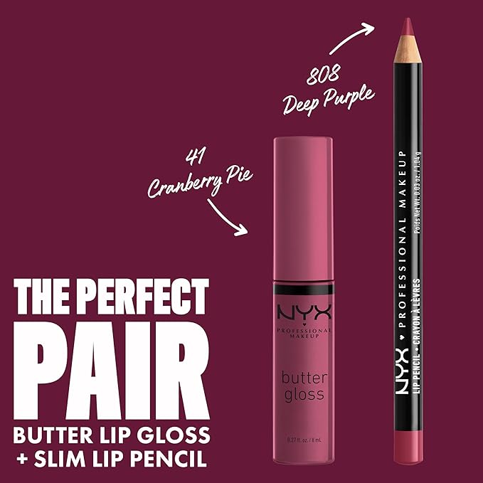 NYX PROFESSIONAL MAKEUP Butter Gloss, Non-Sticky Lip Gloss