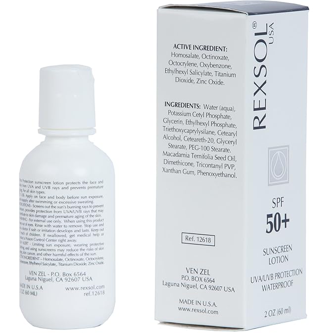 REXSOL SPF 50+ Sunscreen UVA