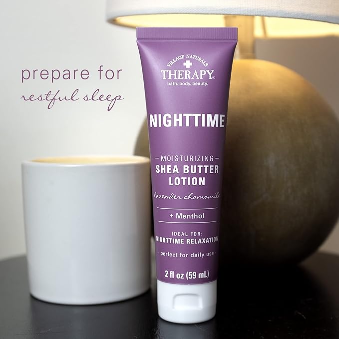 Village Naturals Therapy Nighttime Moisturizing Shea