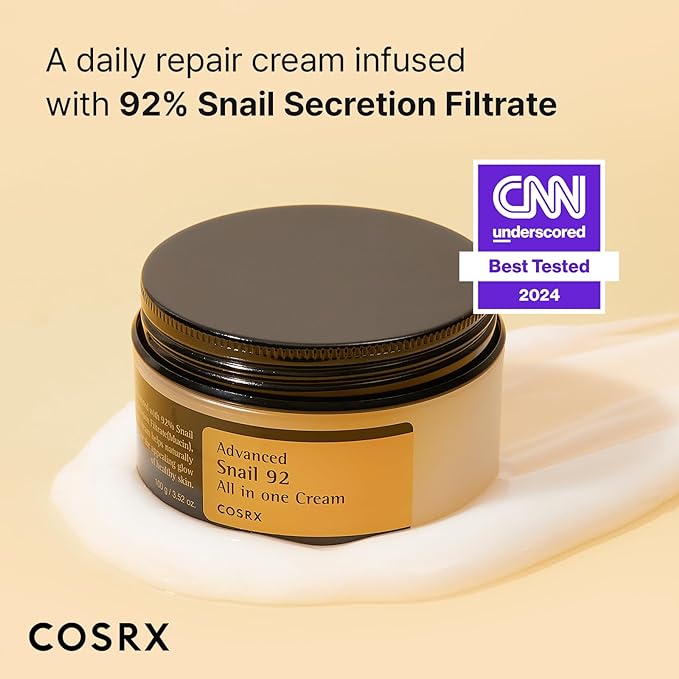 COSRX Snail Mucin 92% Repair Cream, Daily Face