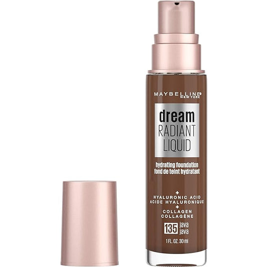 Maybelline Dream Radiant Liquid Medium Coverage Hydrating Makeup, 1 Count