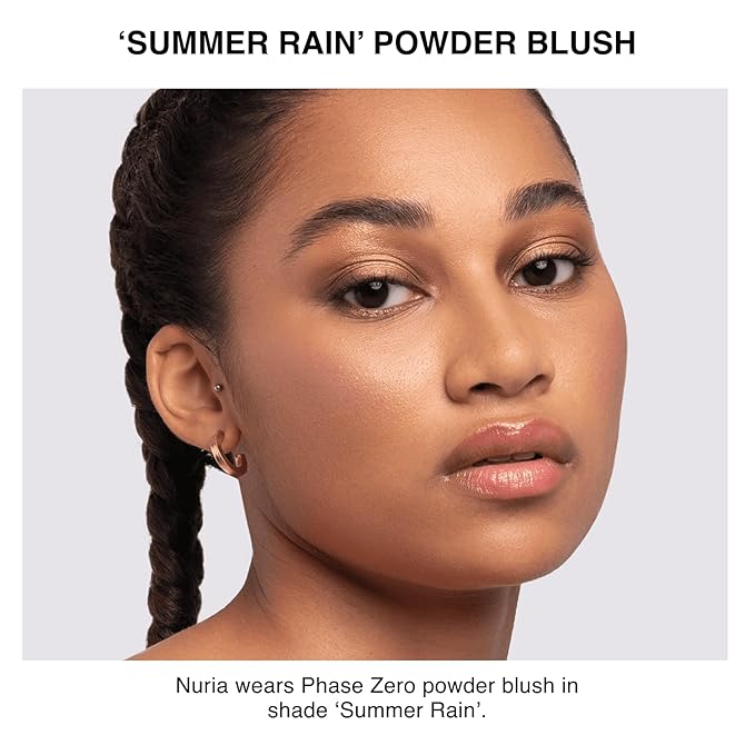 Makeup Powder Blush for cheeks | "Summer Rain" 4g