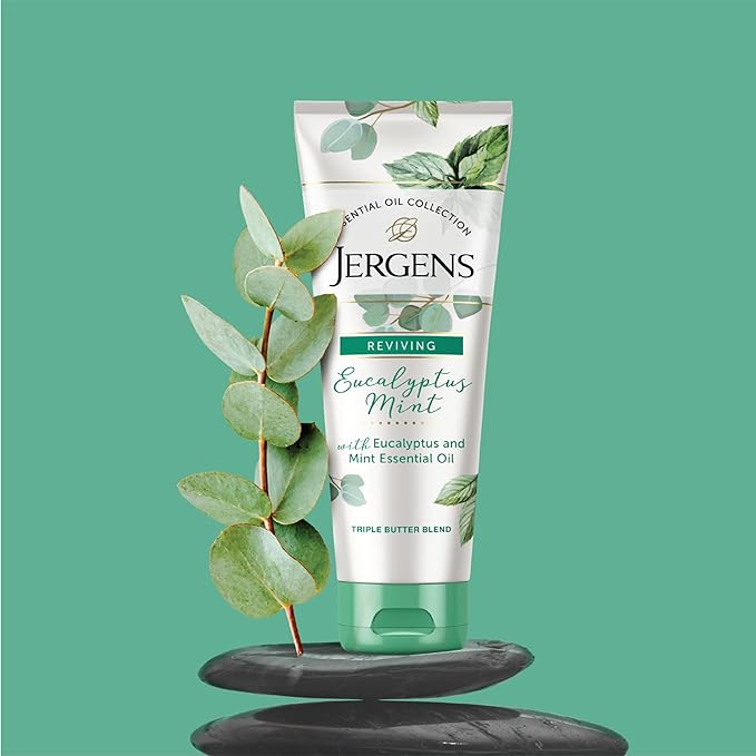 Jergens Eucalyptus Mint Body Butter, Infused