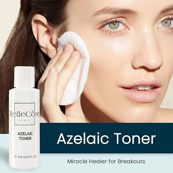 Skin Care Acne Treatment Toner - 10% Azelaic Blackhead | 4oz