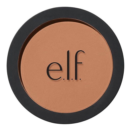 e.l.f. Primer-Infused Bronzer, Long-Lasting, Lightweight & Buildable Powder Fresh Tan