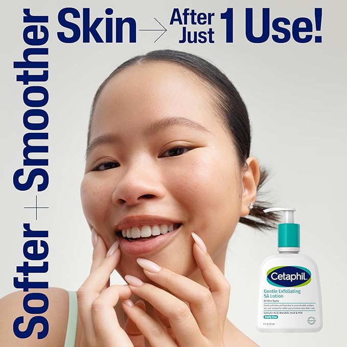 Cetaphil Gentle Exfoliating SA Lotion, Lightweight 8 Oz