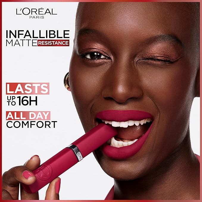 L'Oreal Paris Infallible Matte Resistance Liquid Lipstick, up