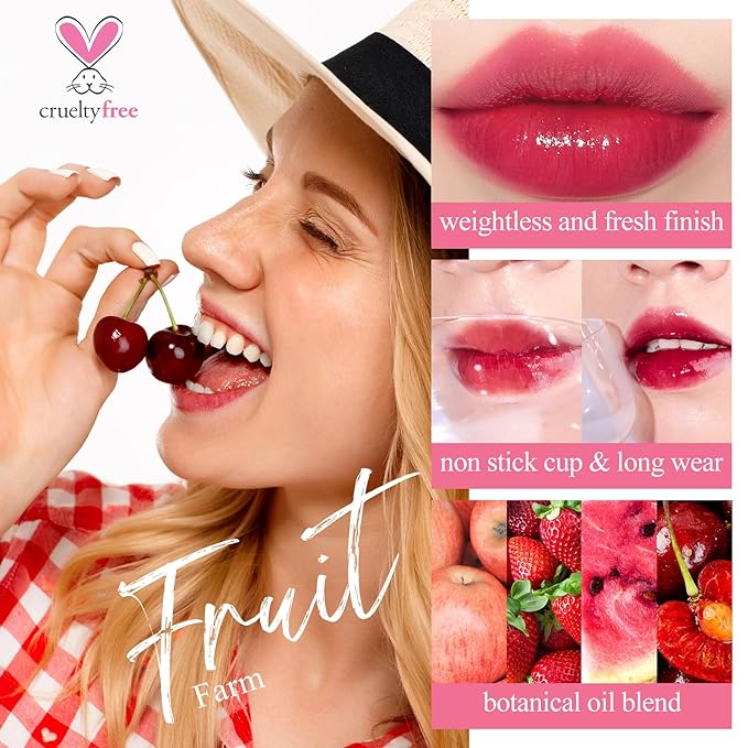 Lip Tint Stain Set, Lip Stain Long Lasting Lip