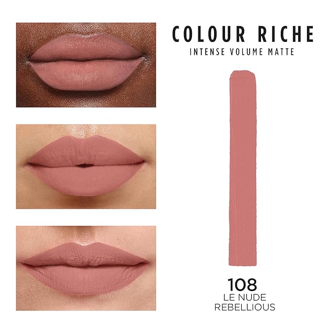 L’Oréal Paris Colour Riche Intense Volume Matte Lipstick, 06 Oz